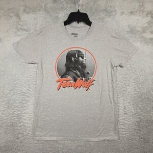 Funko Teen Wolf Graphic T Shirt‎ Kids Medium Grey Short Sleeve Movie Tee